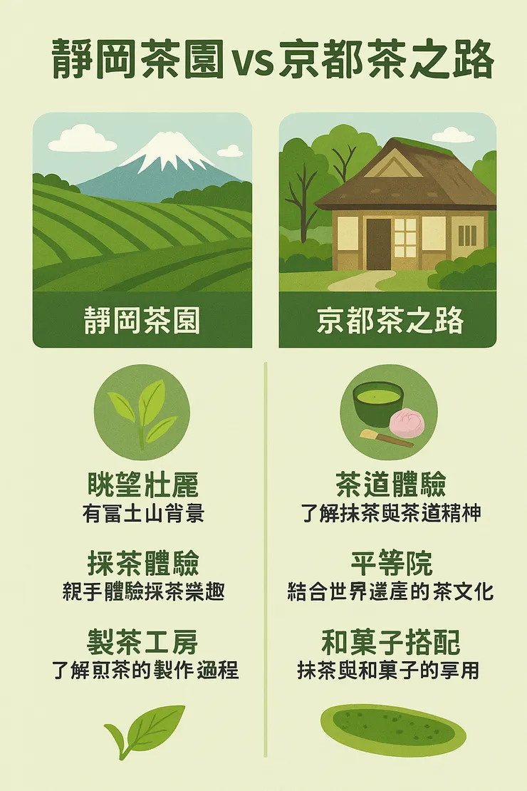 日本茶旅行：靜岡茶園 & 京都茶之路體驗
