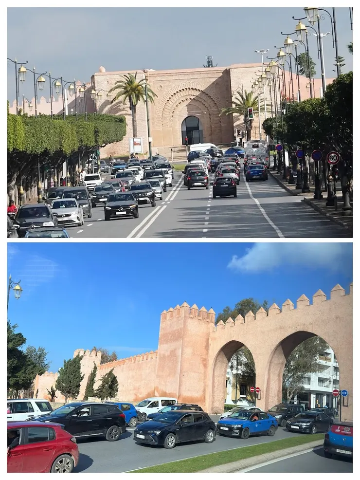 阿爾摩哈德王朝建造得古城牆和城門