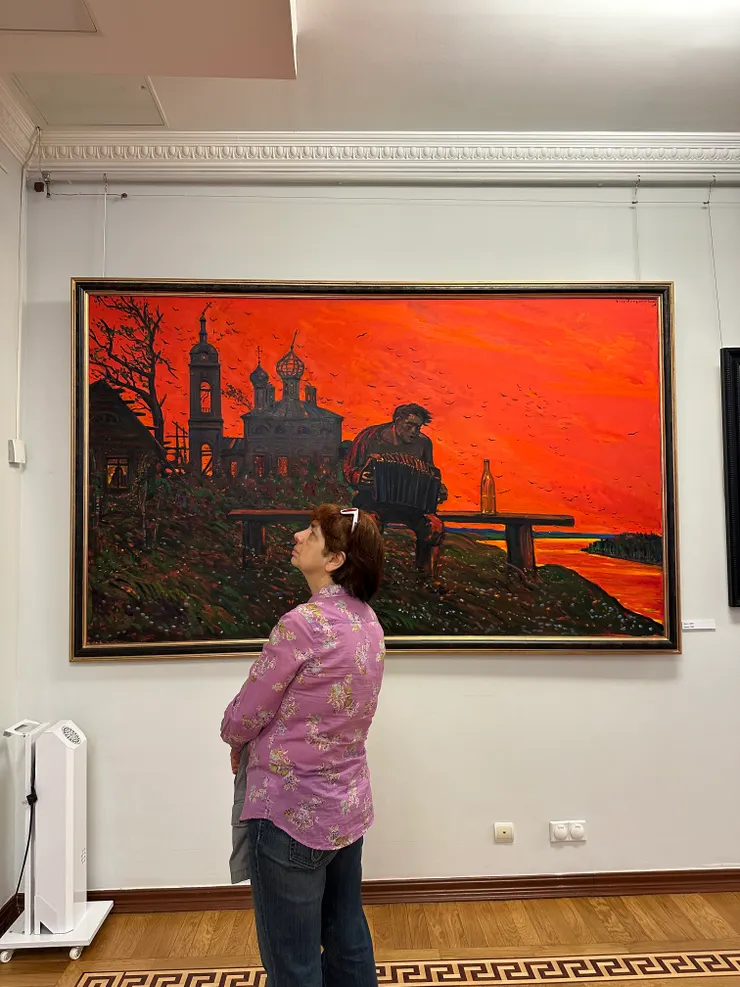 印象中取名作日落的畫作