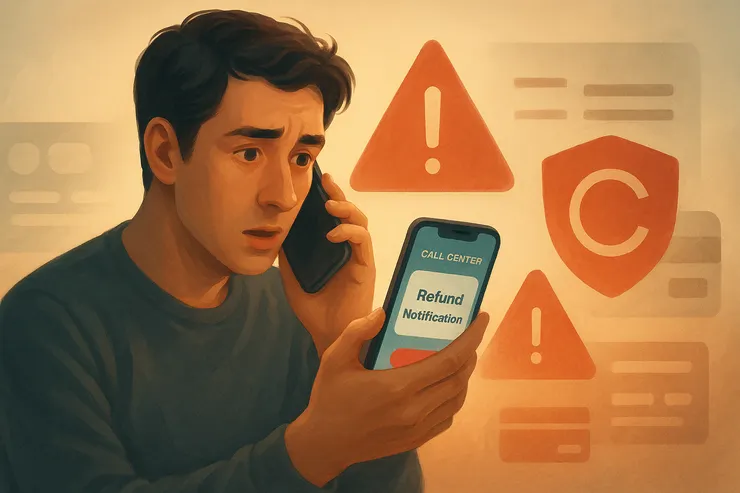 「您好，我們要辦理退款。」——往往是陷阱開始，而不是協助開始。