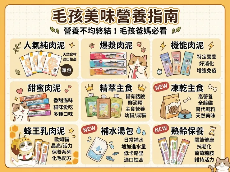 【貓肉泥推薦】拒絕高鈉傷腎！Dcard/PTT熱議評比：新手貓奴/老貓家庭，汪喵星球/Kitty甜甜貓肉泥