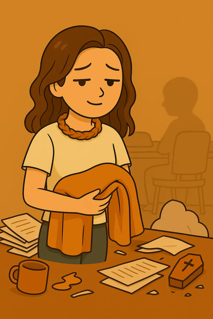 夢裡,我甚至還在幫人收爛攤子。 忍不住苦笑:啊~連夢裡的死去的女人我都要照顧嗎?