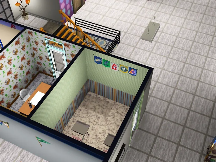 共享工作室旁的兩個小房間。