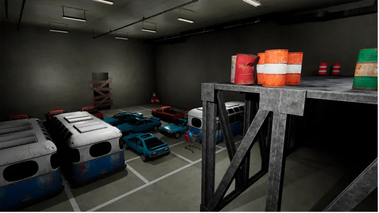 要想逃離這個停車場，必須解開移動汽車的拼圖。