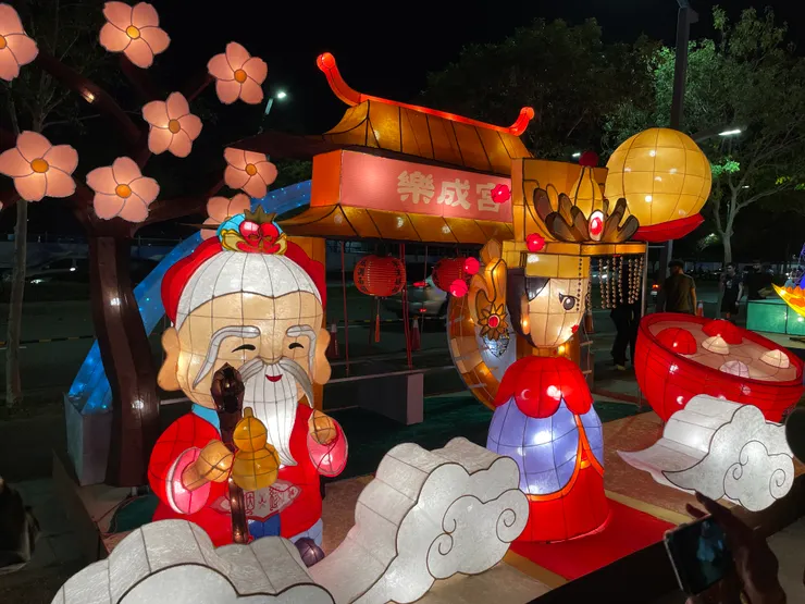 樂成宮媽祖，以及這邊遠近馳名的月老