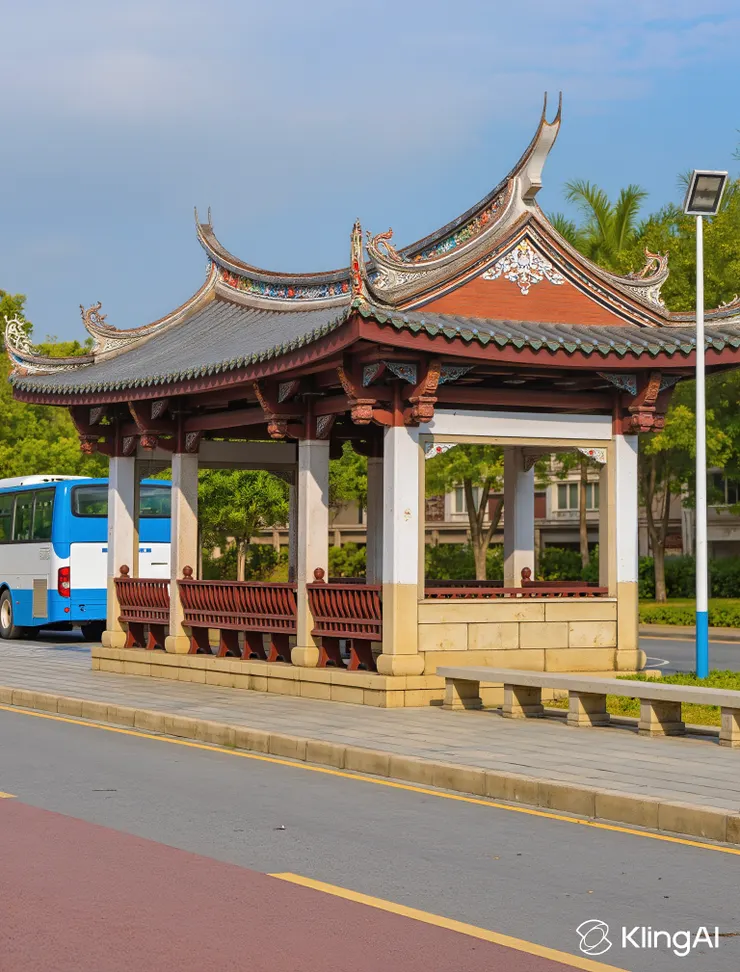 九風休息站入口