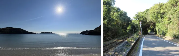 沿著火車軌道漫步