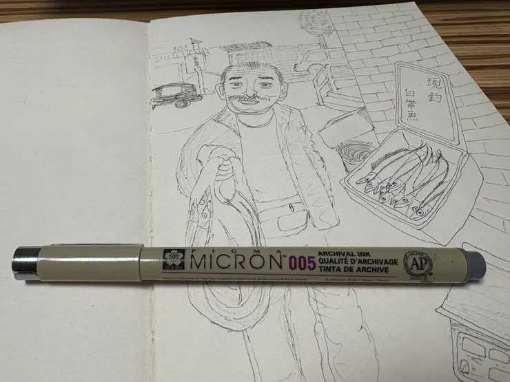 Sakura Pigma Micron 005　代針筆