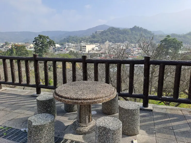 立於梅城之巔俯瞰梅園