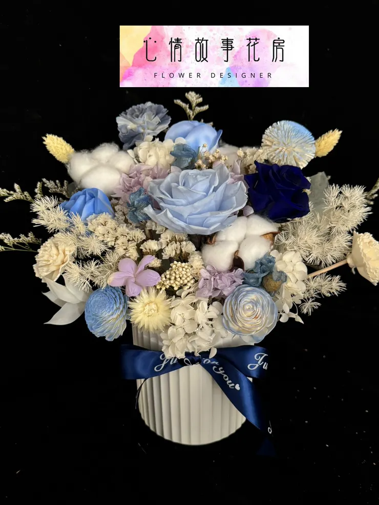 母親節送什麼最好?乾燥花盆花,獻給媽媽永不凋謝的愛|心情故事花房