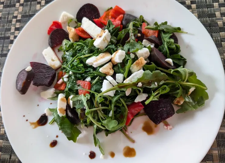 自己做的Beet & Arugula Salad