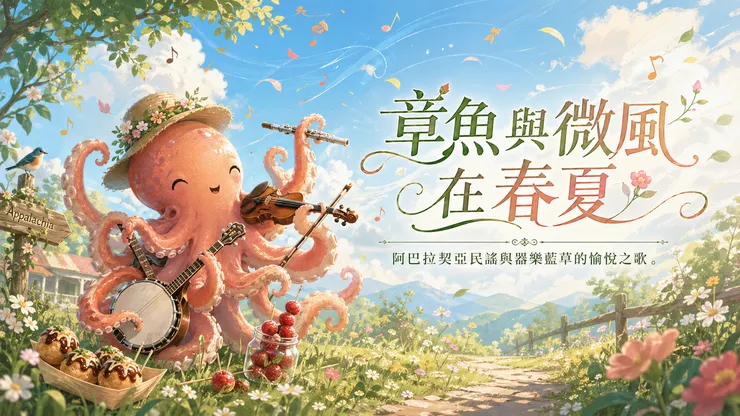 章魚與微風在春夏｜阿巴拉契亞民謠與器樂藍草的愉悅之歌