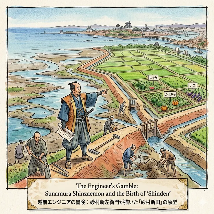 越前工程師的拓殖冒險：砂村新左衛門與「砂村新田」