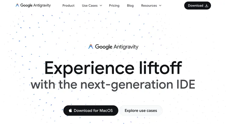 Google Antigravity  官方網站