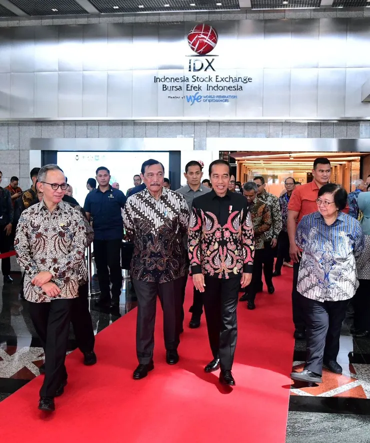 佐科威出席啟用典禮。(Presiden Joko Widodo Facebook)