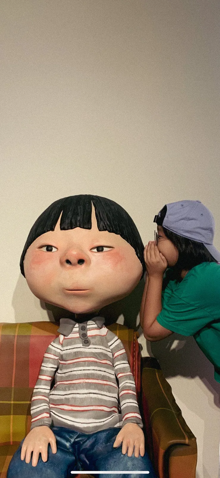 展覽完結唯一的拍攝區，認得他嗎？《魔法糖果》的東東。