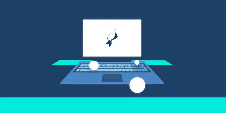 Design by Jhane Chou｜最常接觸的筆電，帶入自己的想像，使用一點透視的構圖來讓視覺焦點聚集在中央