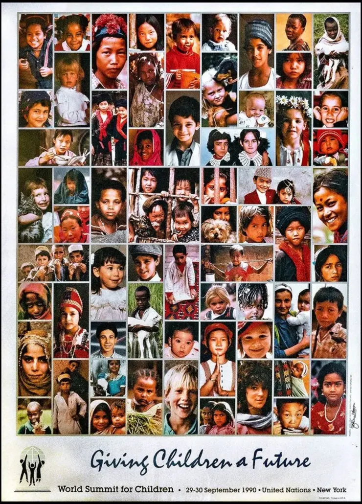 聯合國的兒童海報/製作者:John Isaac