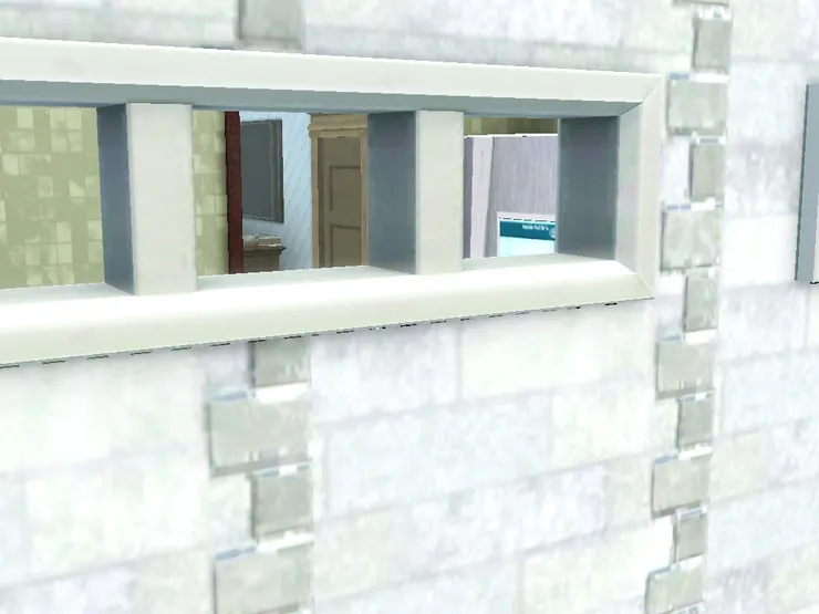 廚房的窗不大，讓油煙飄走就夠了。