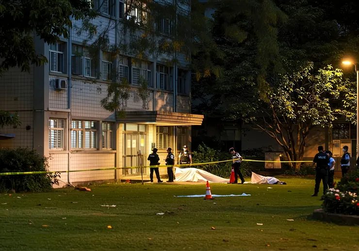 蓋上白布的女孩與處理的員警 - Alchemy