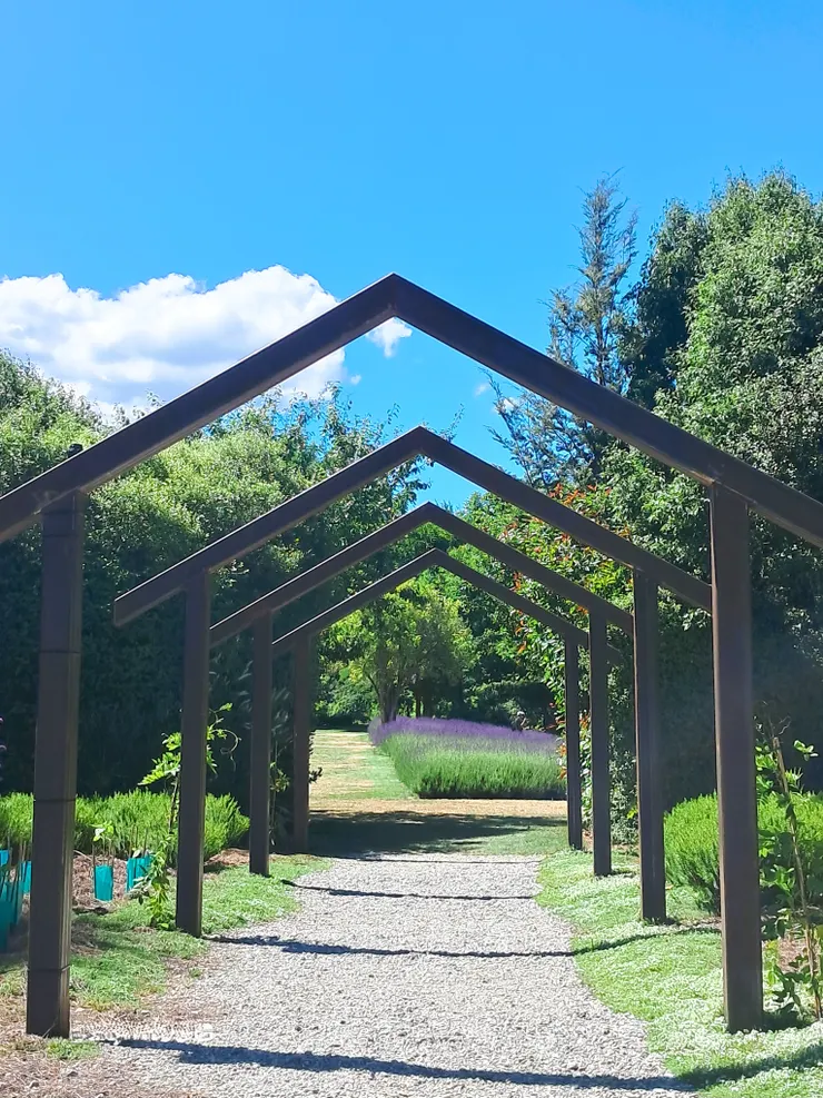 門(示意圖)自攝自瓦納卡薰衣草農場