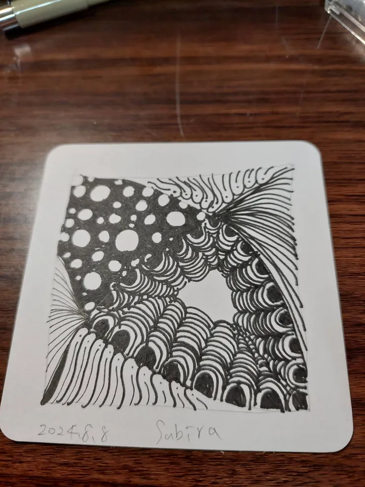 纏繞畫創作-無盡