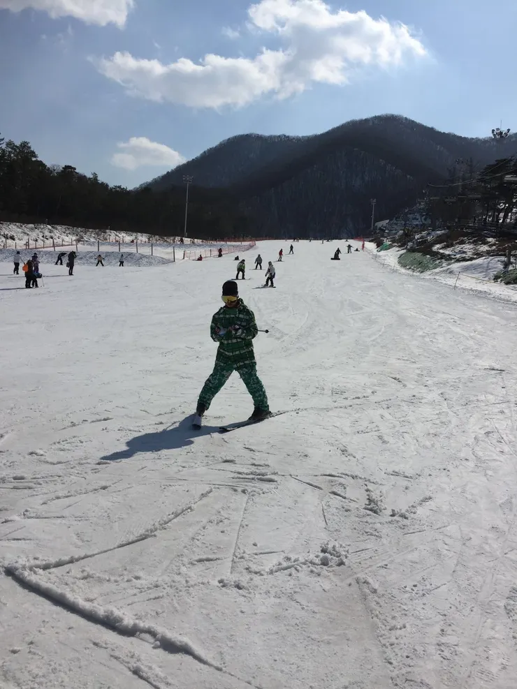 人生第一次滑雪 目前還沒有第二次