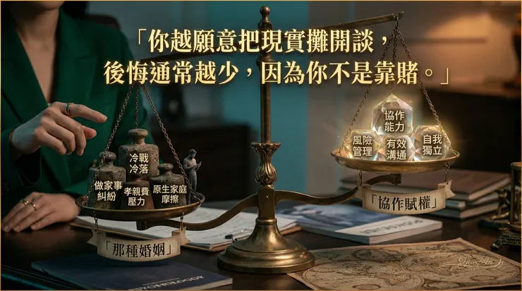 適不適合走入婚姻,重點不在於衝突的頻率,而在於雙方是否具備『修復關係連結』的能力。 臨床上,走得長遠的伴侶通常不是脾氣最好的一對,而是「懂得為關係踩煞車」的一對:先降速、再修復、再回到可討論的狀態。長期追蹤研究顯示,某些互動模式與後續關係走向確實有關 —— 這也支持文中一直強調的「修復機制」為何是關鍵。