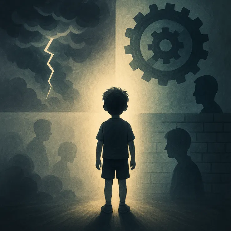 假性孤兒(GPT繪製)