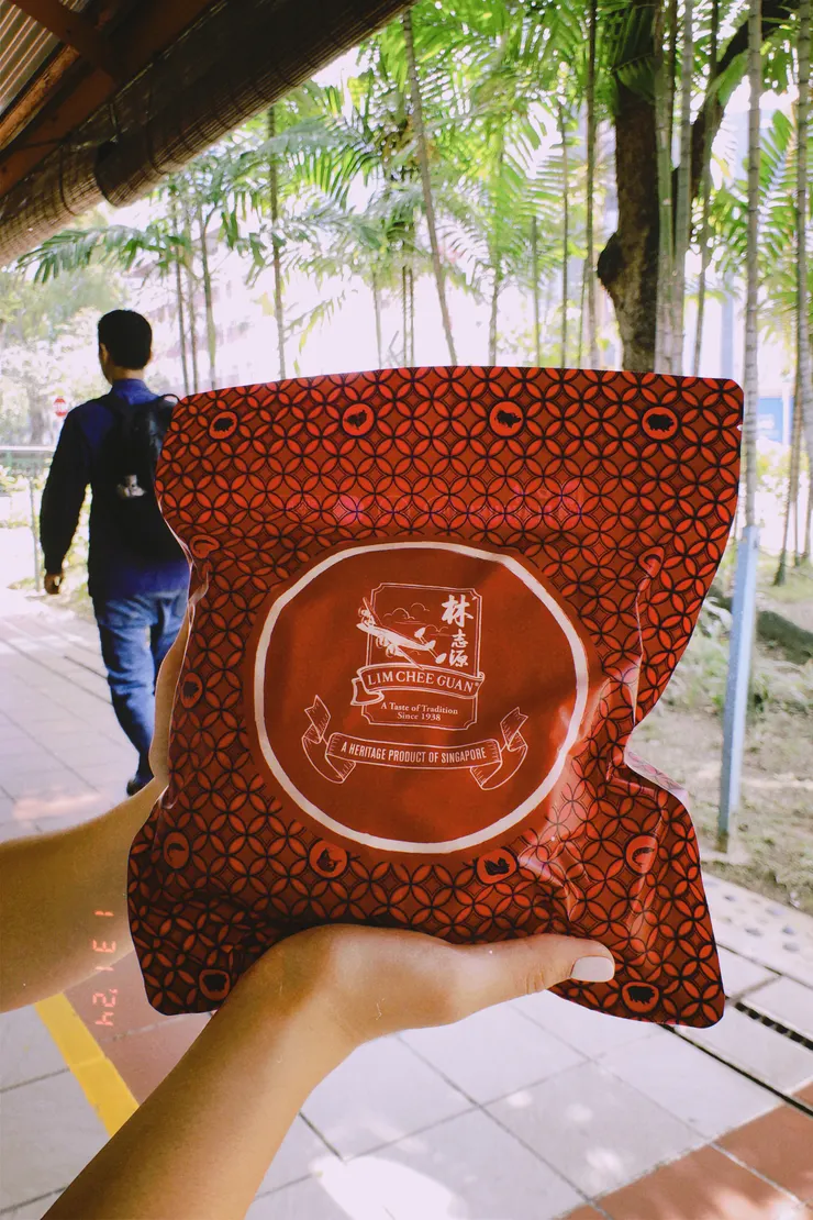 貨真價實的招牌肉乾(圖片來源:本文作者)