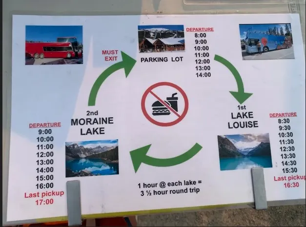 Get you guide 巴士往返時刻表