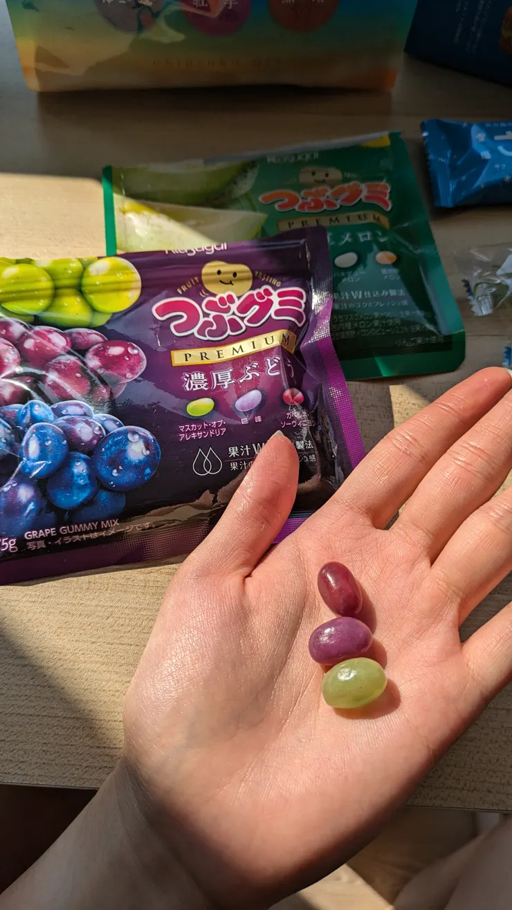 春日井的三種葡萄綜合雷根糖