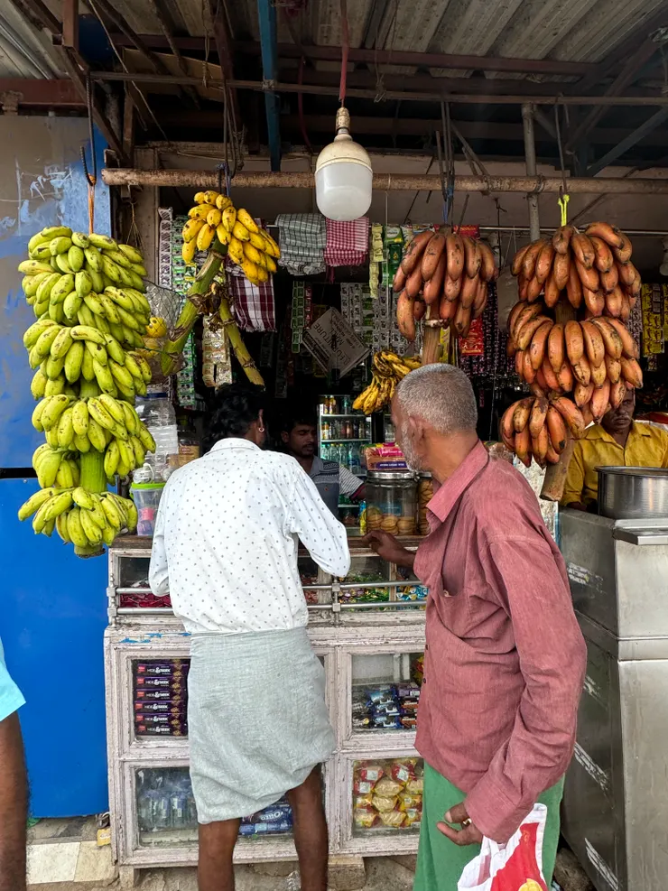路邊的攤販和印度阿北