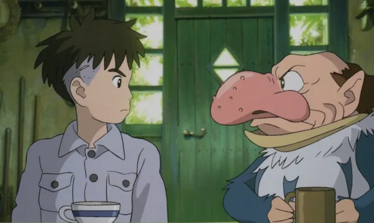 《蒼鷺與少年》劇照。圖片來源：吉卜力工作室。