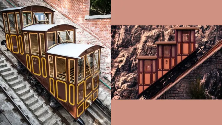 左：Buda Castle Funicular｜右：電影劇照
