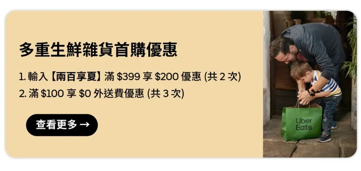 生鮮雜貨優惠券