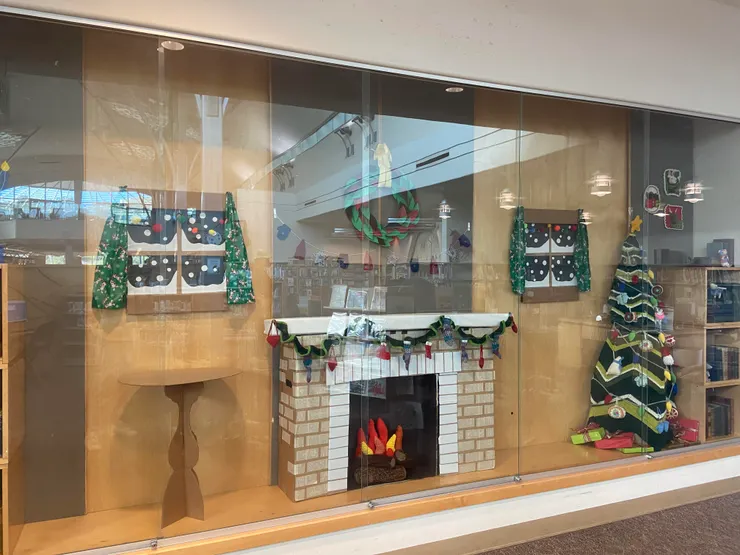 聖誕節風格櫥窗