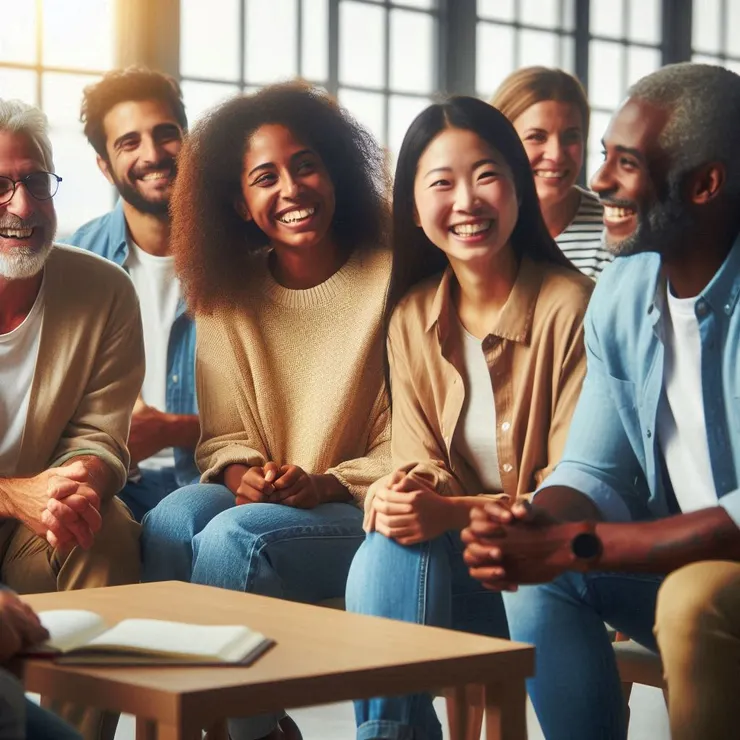 copilot。幫我畫張圖：在社區做訪談