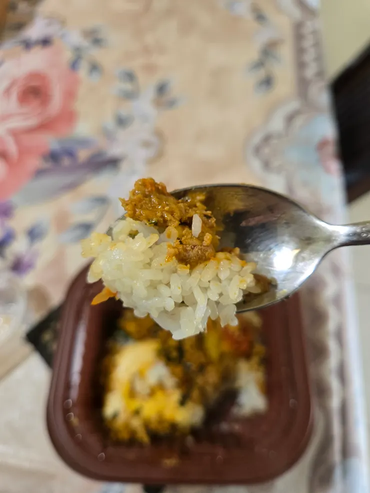 餡料和飯是剛剛好的看起來很可口