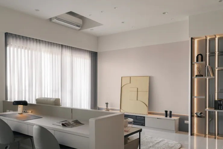 ▲沙發背牆室內設計案例<御之苑 Z 宅>