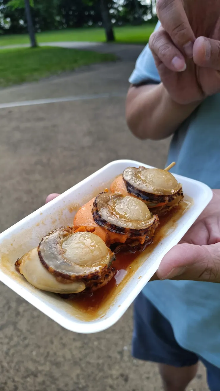 好吃的奶油扇貝