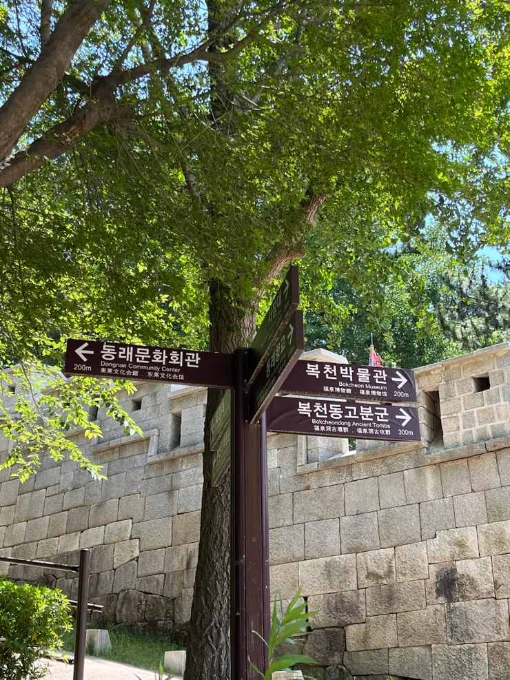 位於北門側邊的路牌。