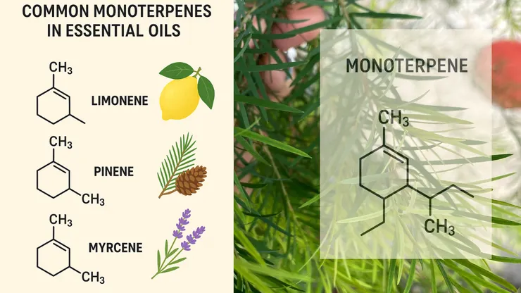 單萜烯結構和常見的單萜烯
