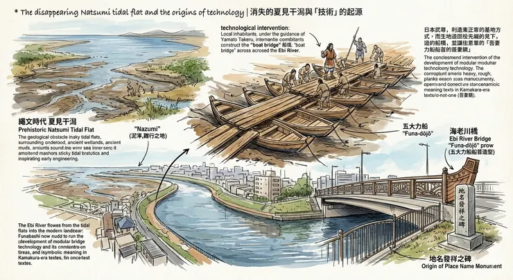 消失的夏見干潟與「技術」的起源