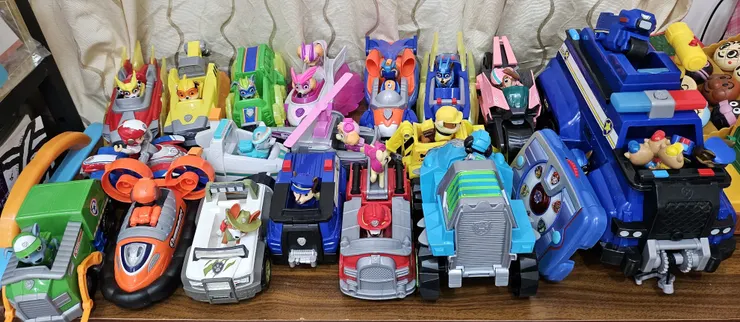 各種汪汪隊玩具們