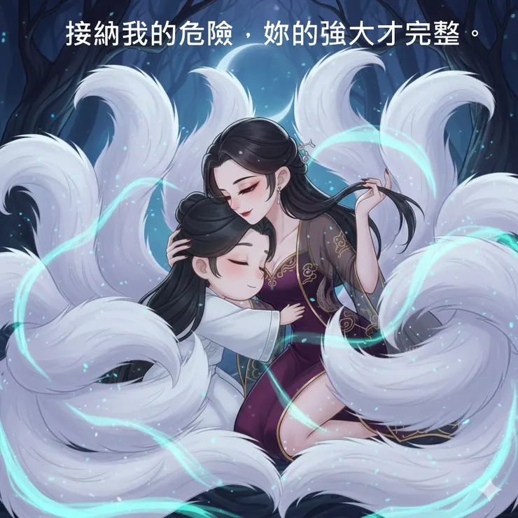 3.接納我的危險，妳的強大才算完整-妳終於肯抱緊我了。