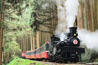 折返後專列改停在第二分道前的山上側軌道