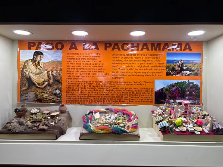 館內介紹祭祀Pachamama的方式