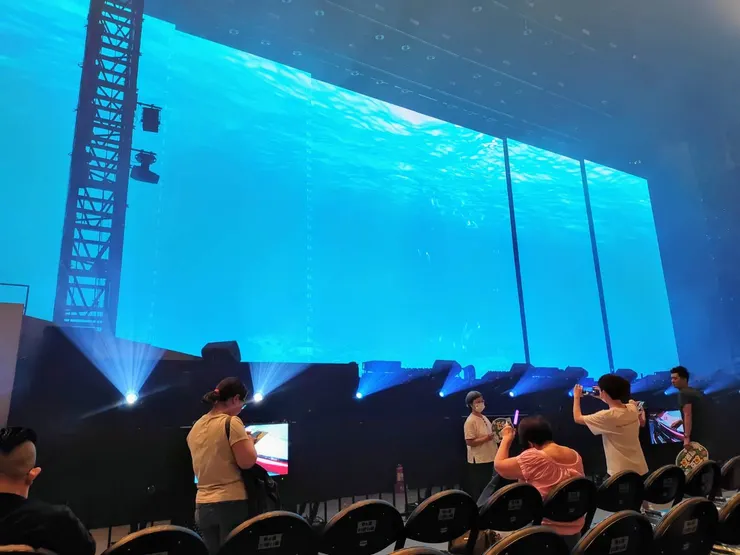 第四排真的很近！