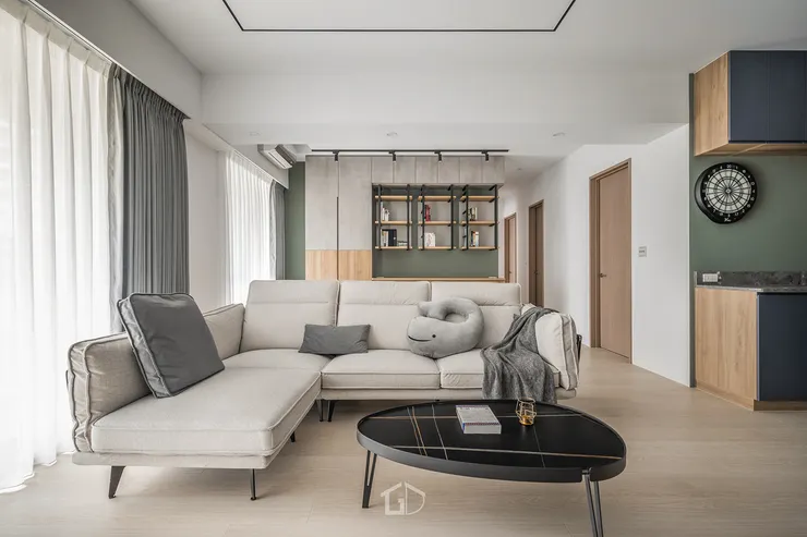 矩設計|霽月|客廳 書房